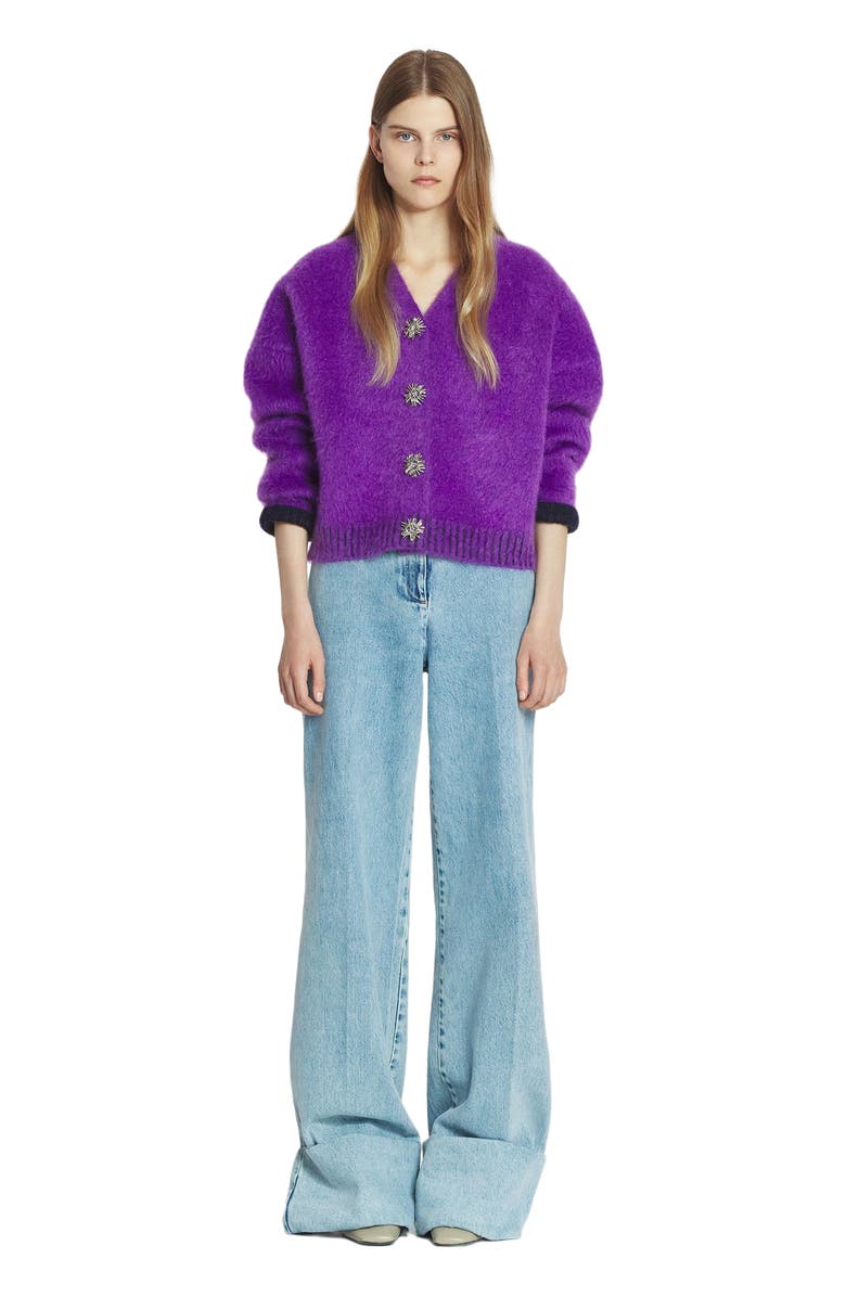 BRUSHED MOHAIR CARDIGAN