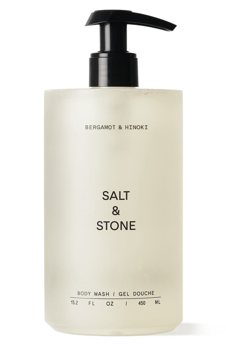 SALT & STONE Bergamot & Hinoki Body Wash, Main, color, Regular