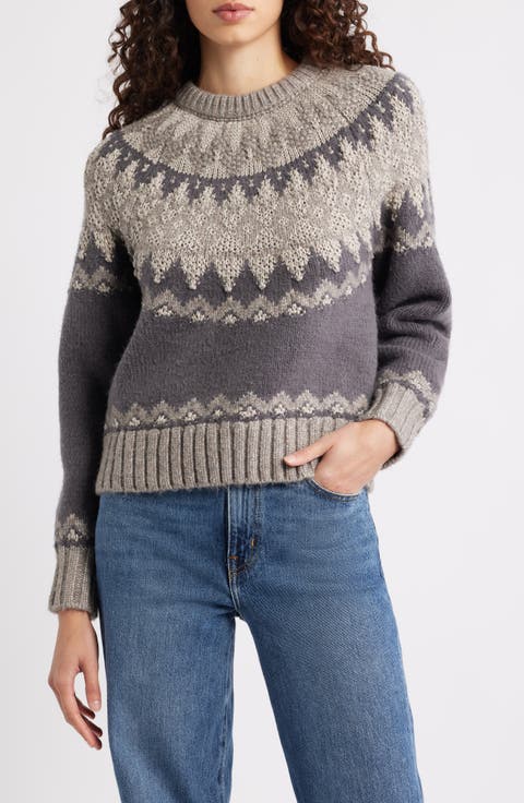 Lela Fair Isle Raglan Sweater