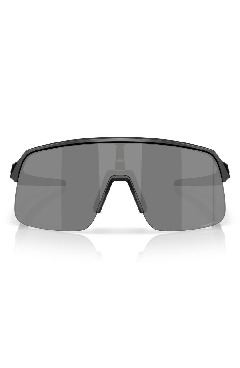 Oakley Sutro Lite 134mm Prizm<sup>™</sup> Wrap Shield Sunglasses, Main, color, Matte Black / Prizm Black