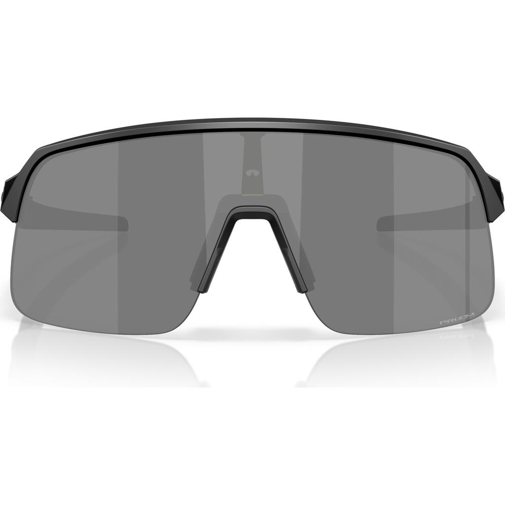Oakley Sutro Lite 134mm Prizm™ Wrap Shield Sunglasses In Gray