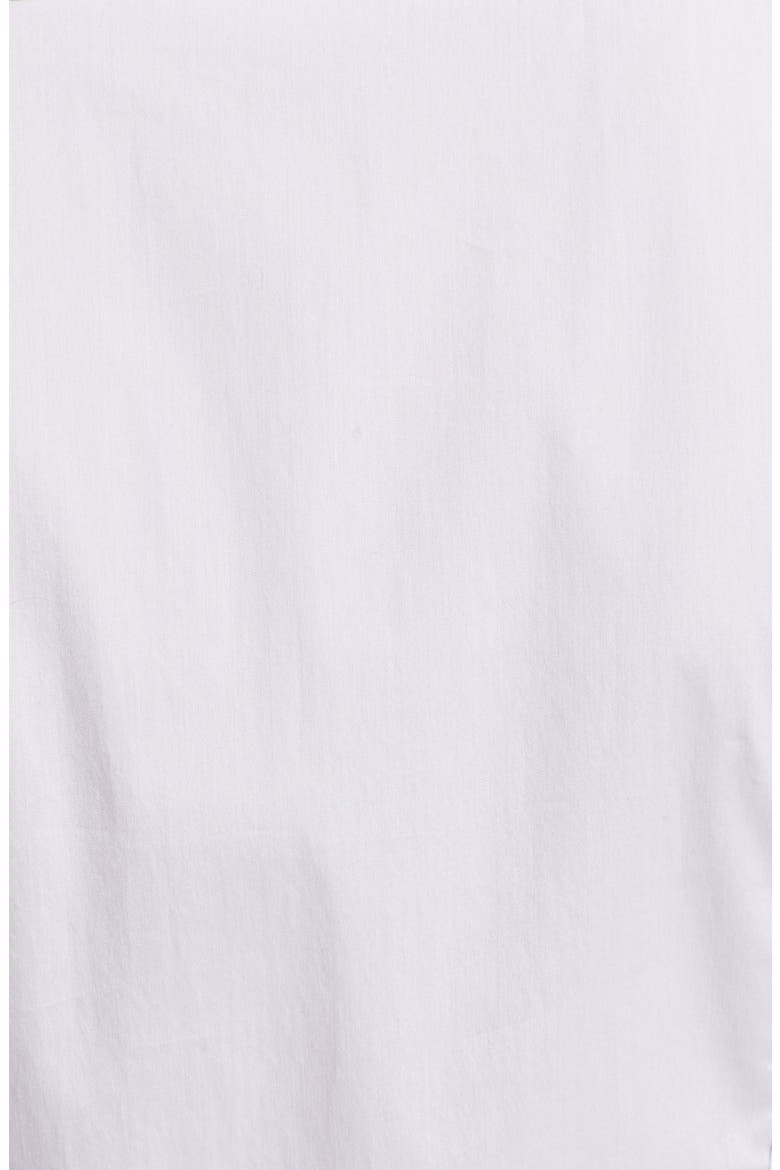 Poplin Peplum Shirt, Alternate, color, WHITE