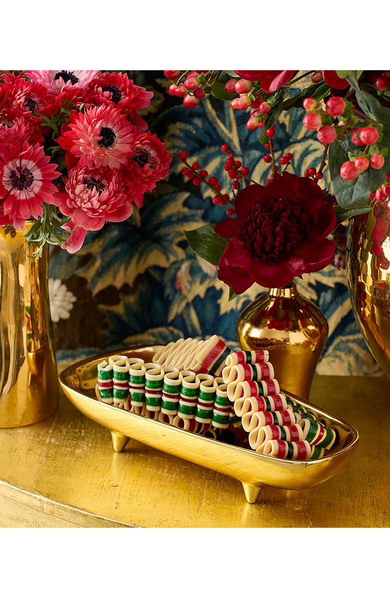 Aerin Valerio Large Footed Bowl, Alternate, color, Gold