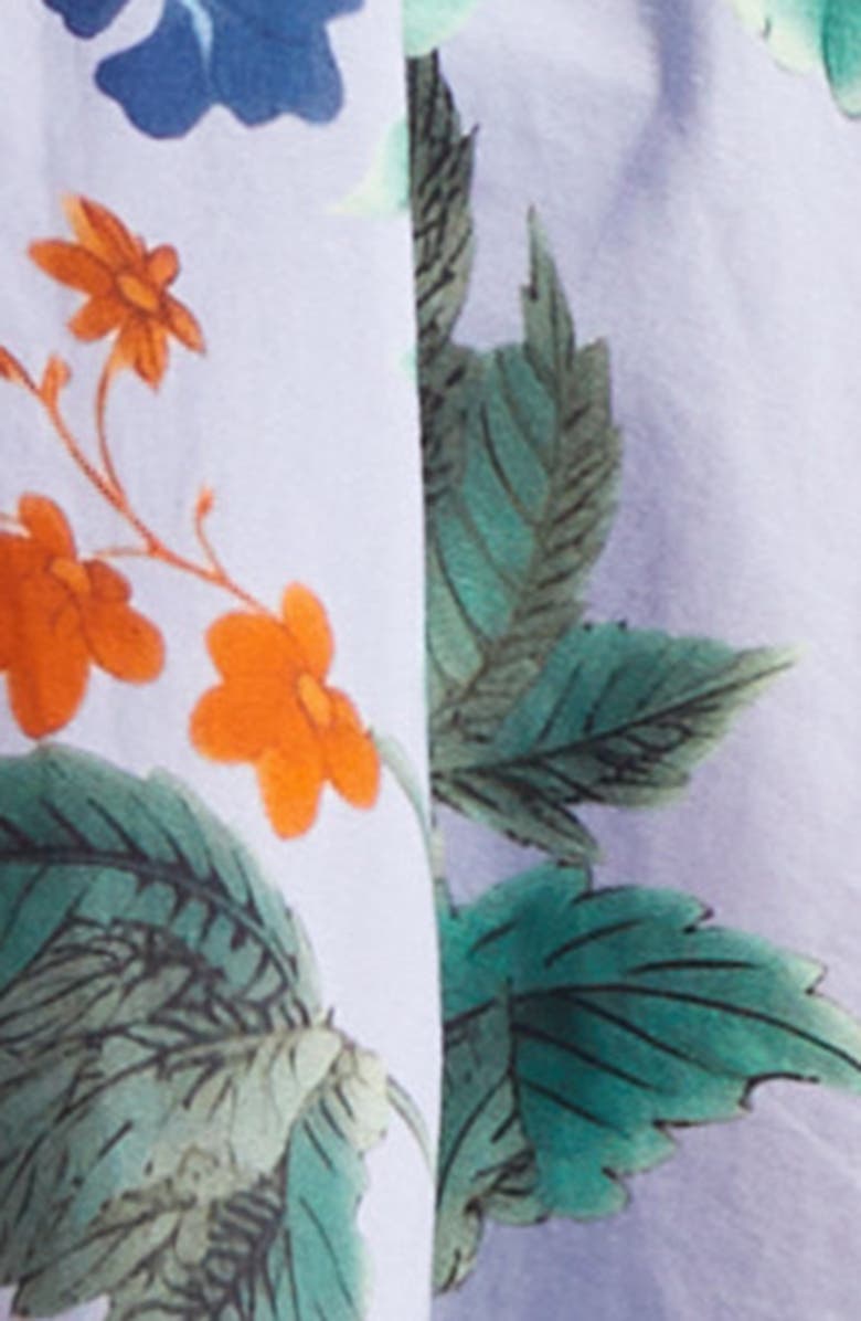 Camilla Luscious in Lisbon Off the Shoulder Belted Organic Cotton Dress, Alternate, color, Luscious In Lisbon