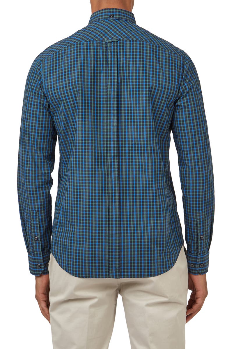 Ben Sherman Check Cotton Button-Down Shirt, Alternate, color,