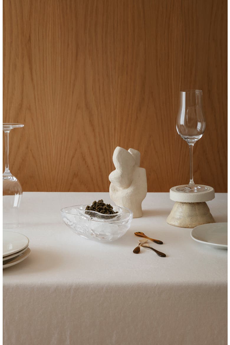 Indulgence 2-Piece Crystal Caviar Dish Set, Alternate, color, NO COLOR
