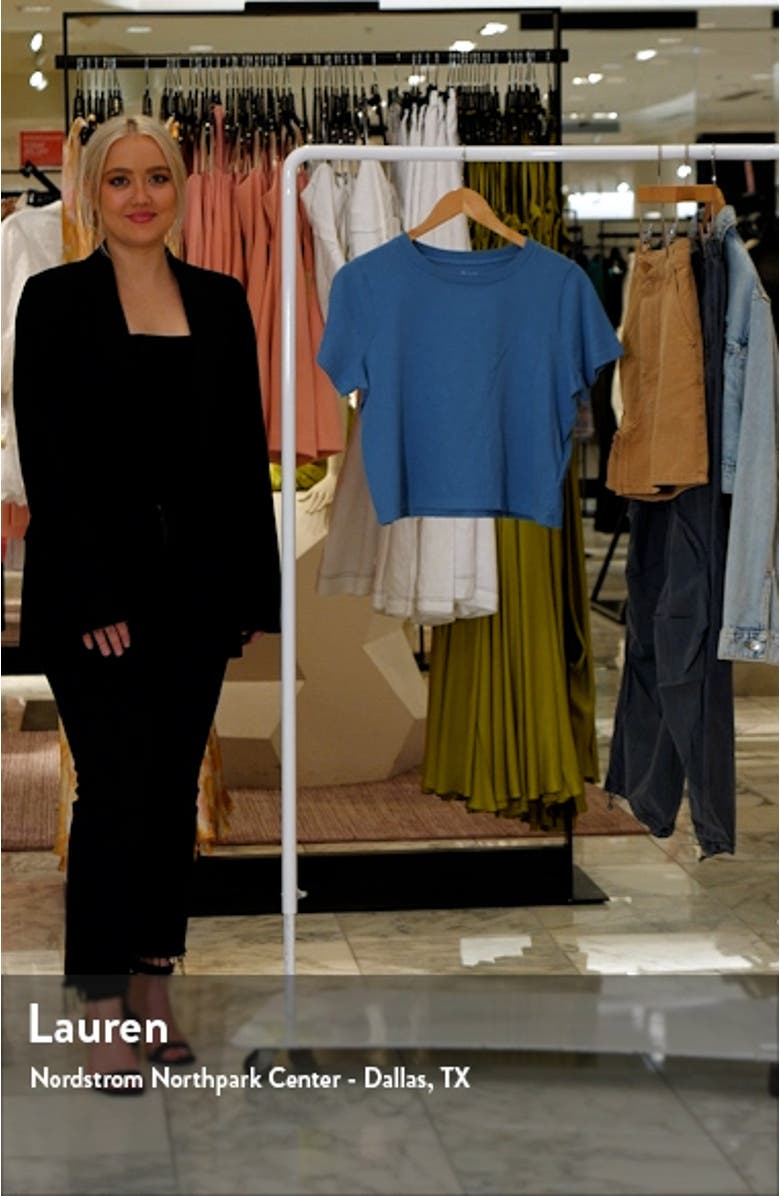 Lakeshore Softfade Cotton Crop Tee, sales video thumbnail