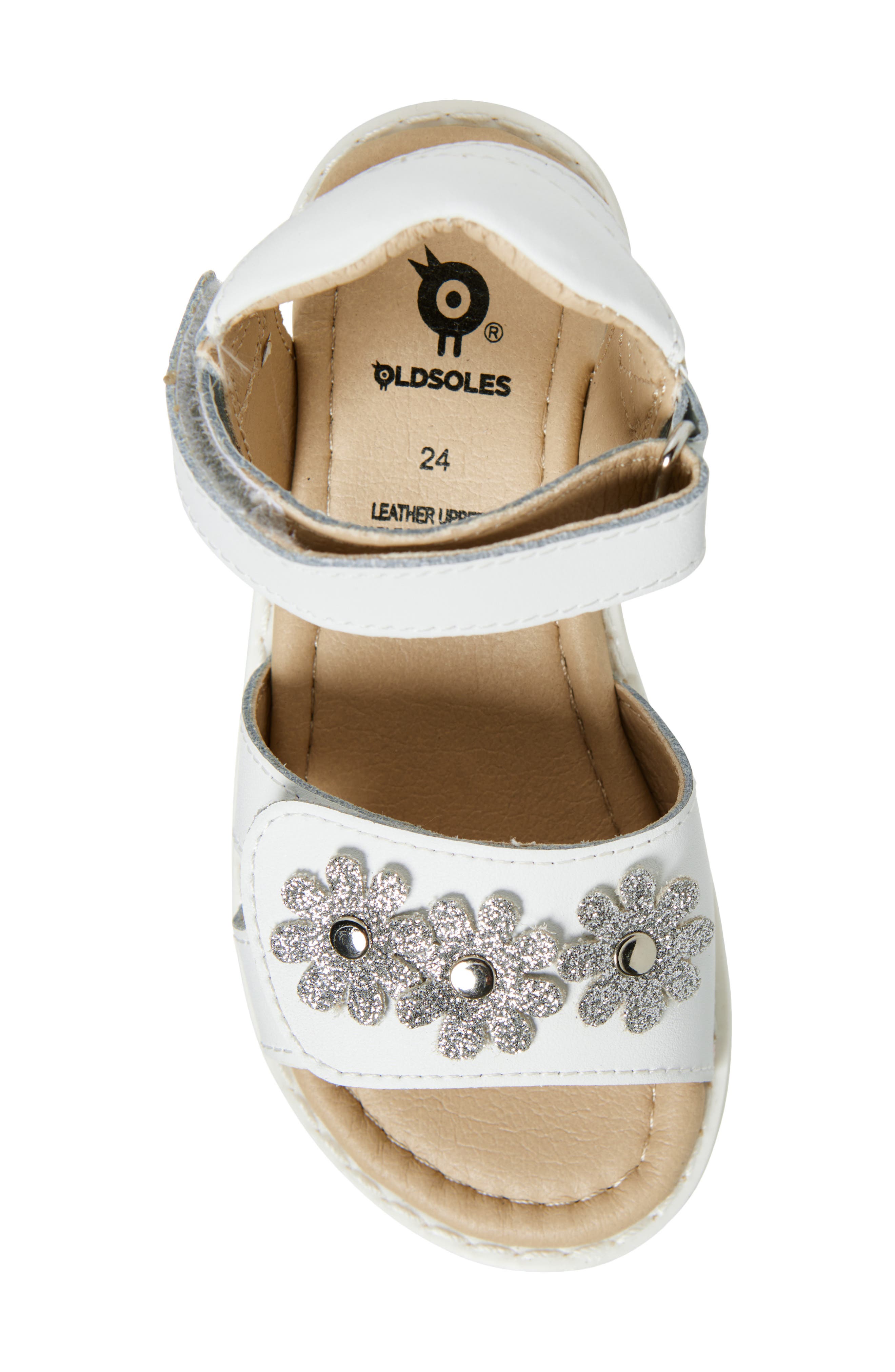 OLD SOLES Flower Sandy Ankle Strap Sandal, Alternate, color, 