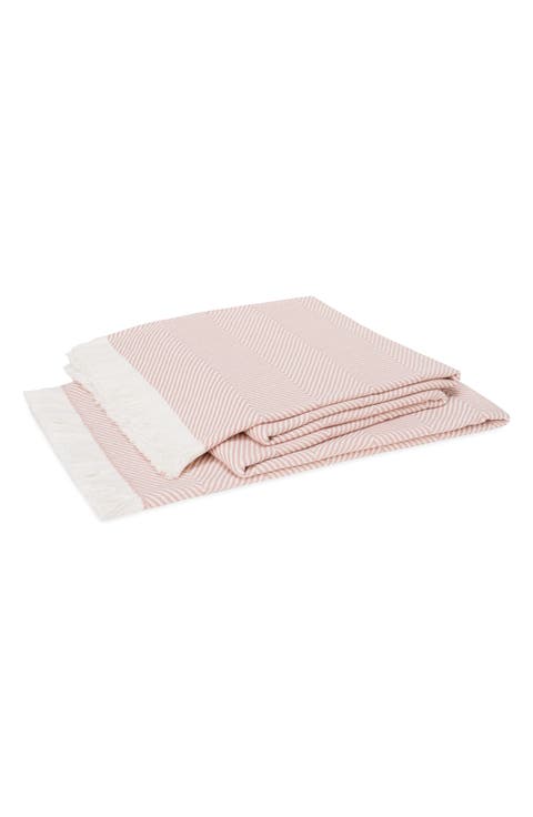 Leo Fringed Throw Blanket