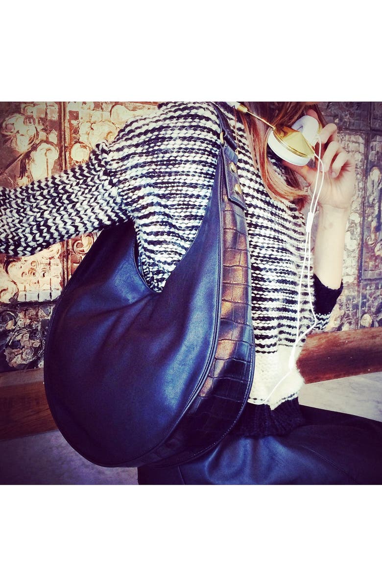 French Connection 'Elite' Hobo, Alternate, color,