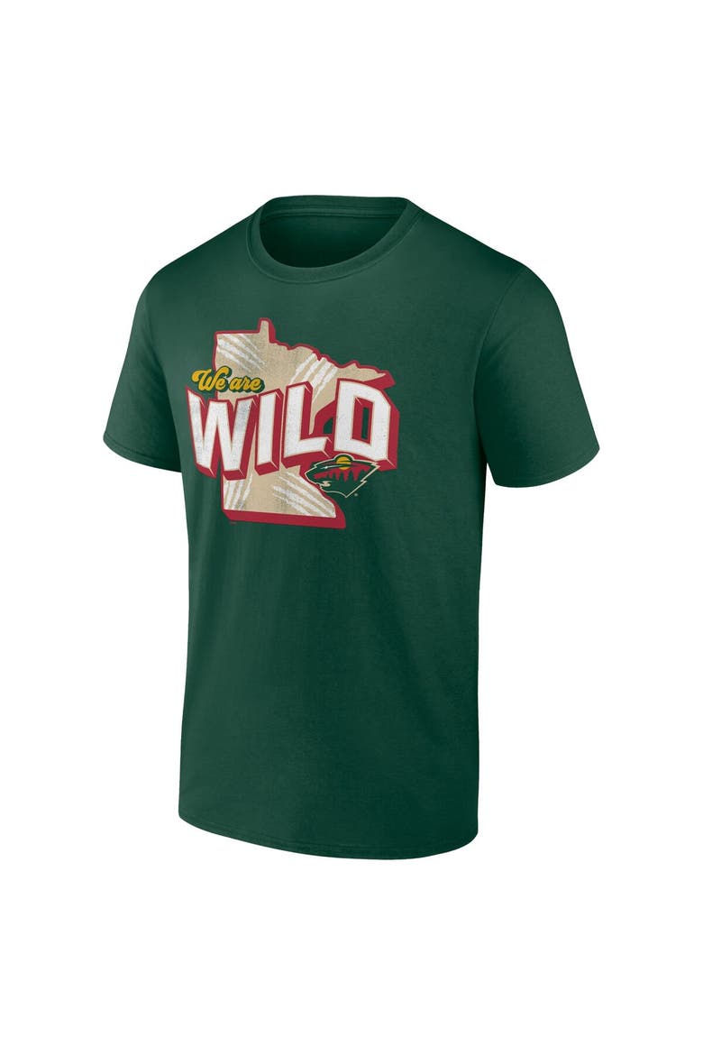 Men's Fanatics Branded Green Minnesota Wild Local T-Shirt, Alternate, color, Green