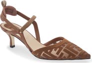 Fendi Colibrì Lite Kitten Heel Slingback Pump
