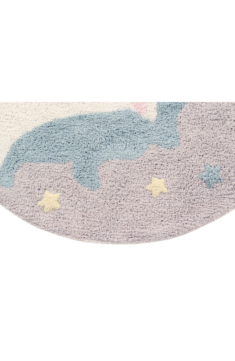 Lorena Canals Believe in Yourself Washable Cotton Blend Rug, Alternate, color, Pearl Grey