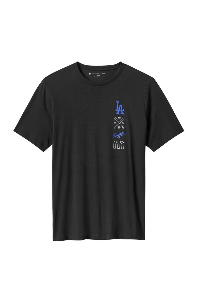 TravisMathew Men's TravisMathew Black Los Angeles Dodgers Sunset Slam 2.0 T-Shirt, Alternate, color, 