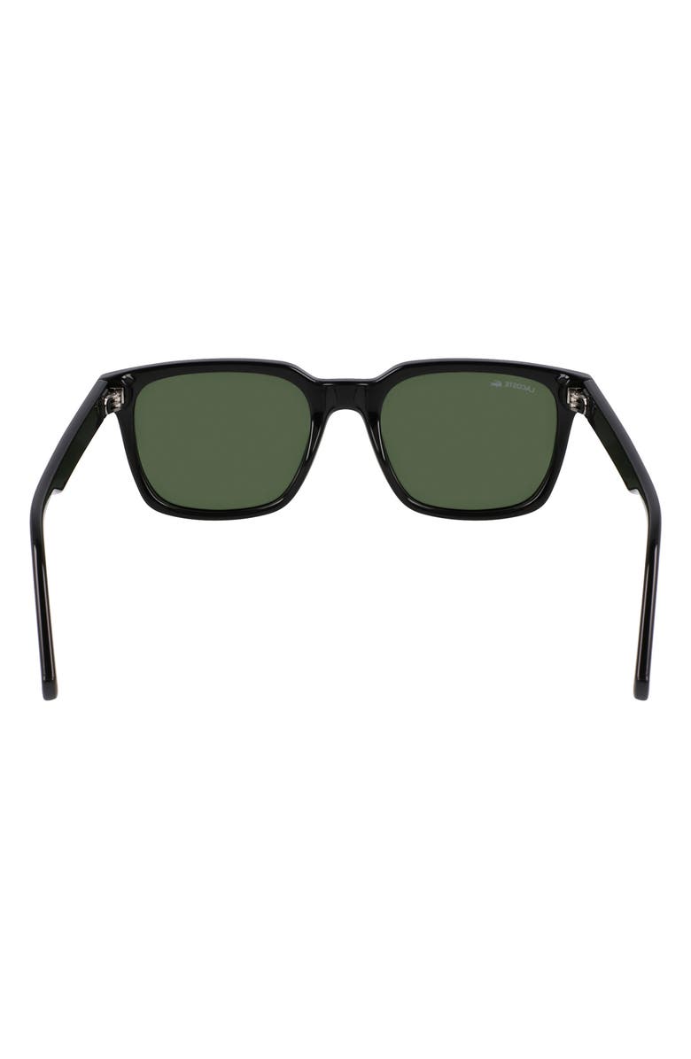Lacoste Sport 54mm Square Sunglasses, Alternate, color, Black