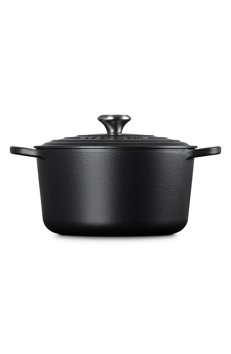 Le Creuset Signature 6.5-Quart Round Enamel Cast Iron Dutch Oven, Alternate, color, Licorice