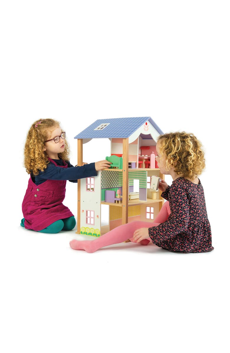 Tender Leaf Toys Bluebird Villa Dollhouse, Alternate, color,