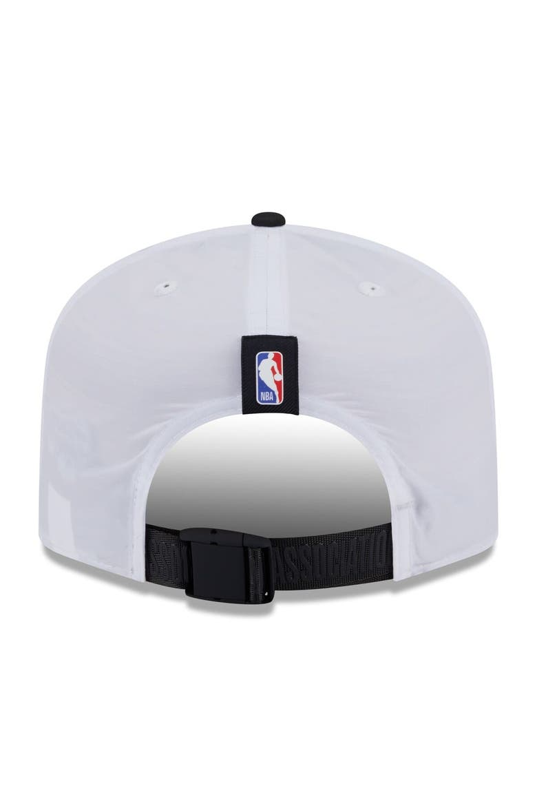 Men's New Era White/Black Miami Heat 2025 NBA Draft On-Stage Nylon 19TWENTY Adjustable Hat, Alternate, color, White