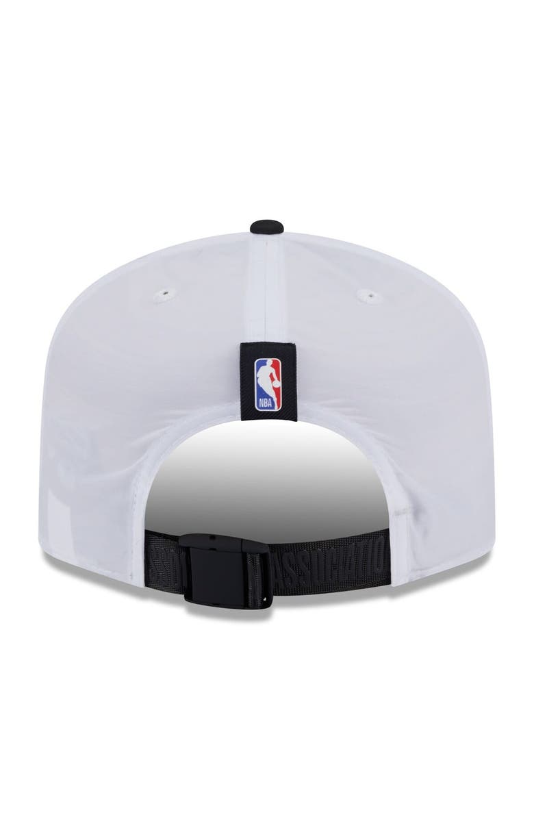 New Era Men's New Era White/Black Miami Heat 2025 NBA Draft On-Stage Nylon 19TWENTY Adjustable Hat, Alternate, color, White