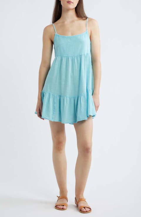 Classic Surf Tiered Cotton Sundress