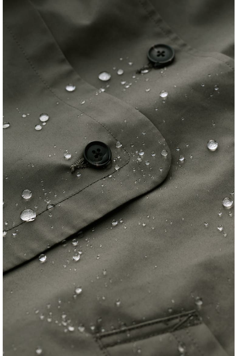 Neap Tide Waterproof Organic Cotton Jacket with Removable Hood, Alternate, color, LIGHT NORI