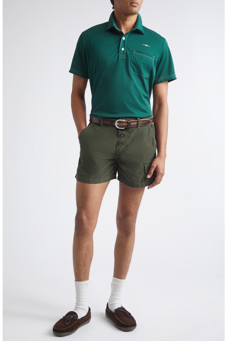 Vacation Corduroy Dad Shorts, Alternate, color, SEAWEED