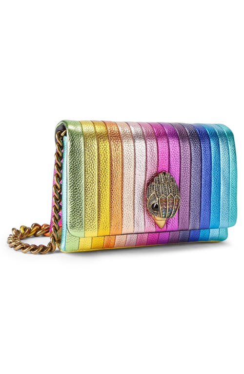 Kurt Geiger London Mini Kensington Leather Crossbody Bag In Multi