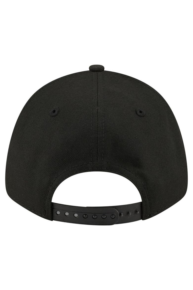 Men's New Era  Black New York Giants Core Team 9FORTY Adjustable Hat, Alternate, color, Black