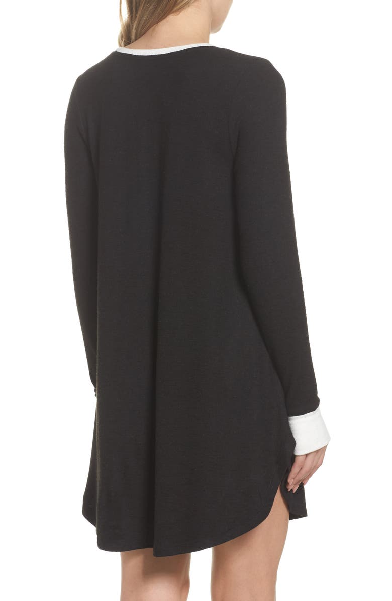 Kensie Sleep Shirt & Eye Mask, Alternate, color, 