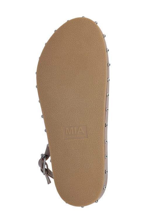 Mia Zurie Slingback Sandal In Dark Brown