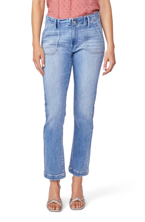 Mayslie Ankle Straight Leg Jeans (Mel)