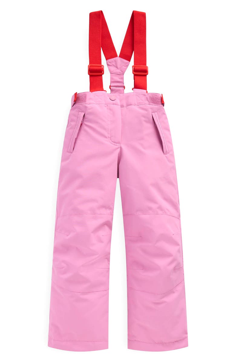 Mini Boden Kids' Waterproof Bib Snowsuit, Main, color, Pink