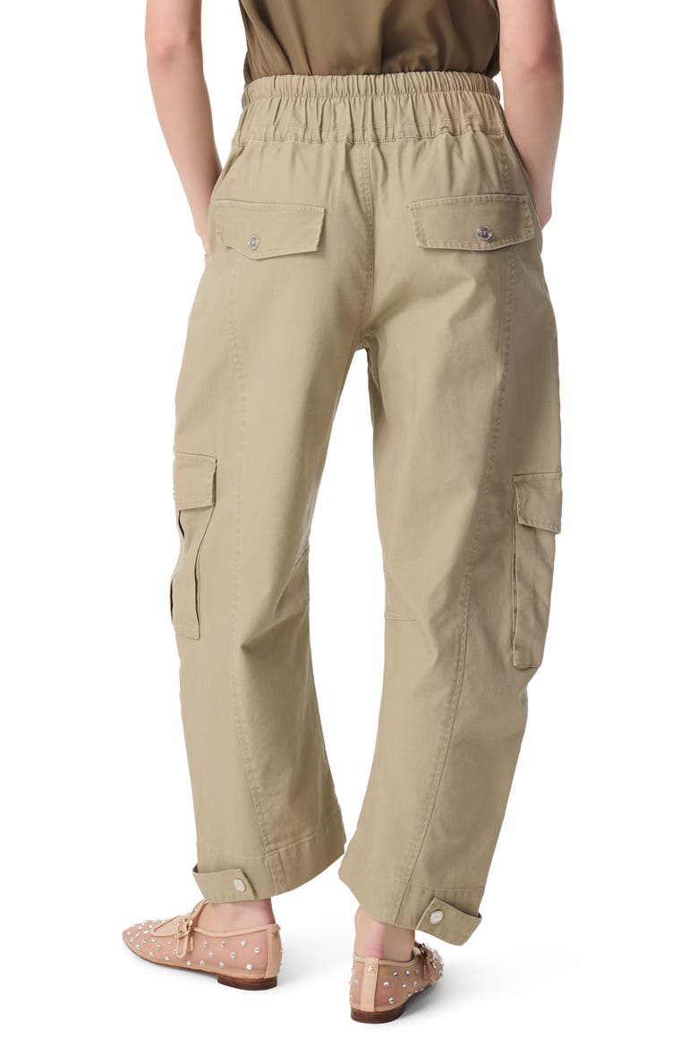 Barrel Leg Cargo Pants, Alternate, color, OLIVE SEED