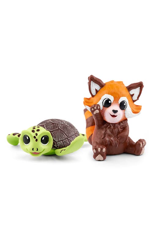 tonies Conservation Crew Bobby the Sea Turtle & Nina the Red Panda Tonie Audio Character Bundle in Multicolor 
