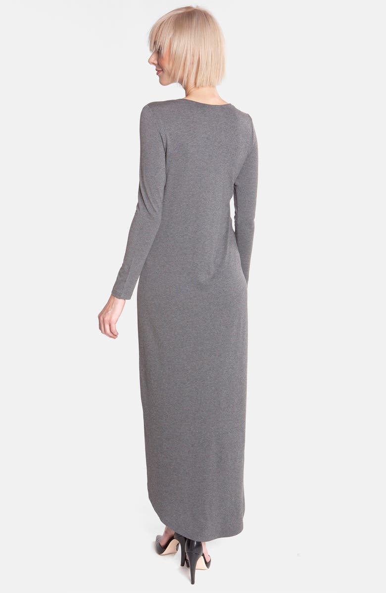 Olian High/Low Maternity Maxi Dress, Alternate, color, 