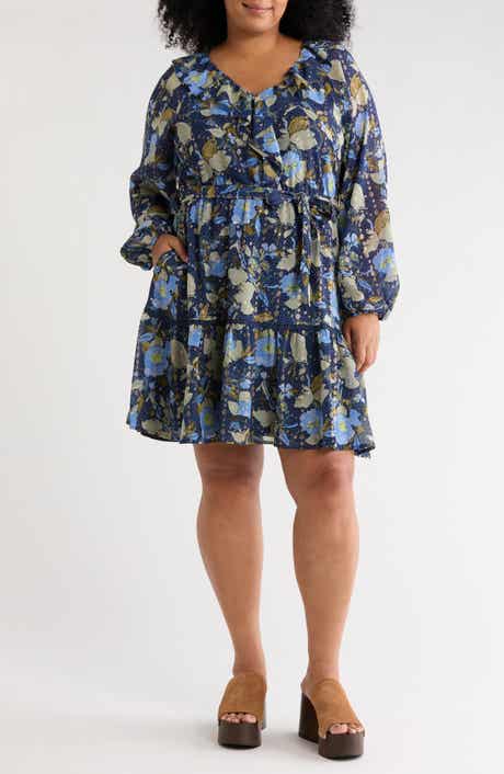 Long Sleeve Ruffle Minidress