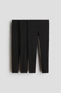 H&M 3-pack Cotton Jersey Leggings