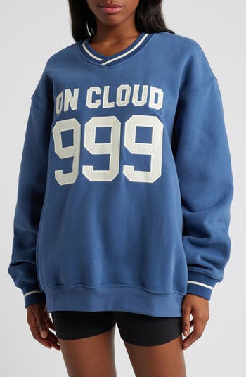 THE MAYFAIR GROUP On Cloud Nine V-Neck Sweatshirt | Nordstrom
