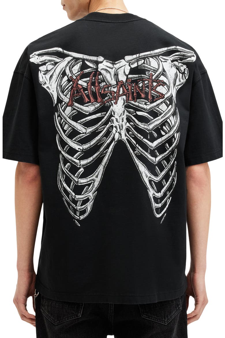 Sternum Graphic T-Shirt, Alternate, color, WASHED BLACK
