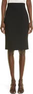 Akris Wool Blend Pencil Skirt