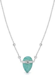 Ettika Turquoise & Cubic Zirconia Solstice Necklace