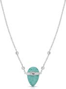 Ettika Turquoise & Cubic Zirconia Solstice Necklace