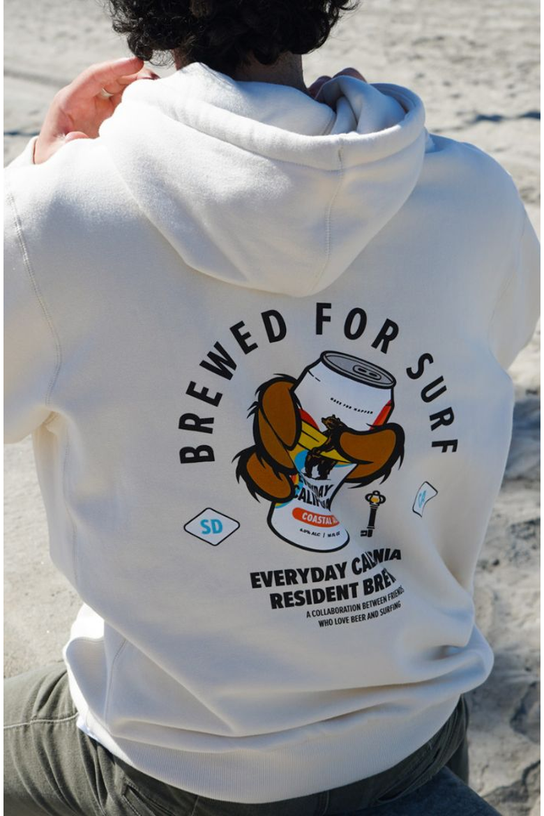 Coastal Ale Hoodie, Alternate, color, Bone