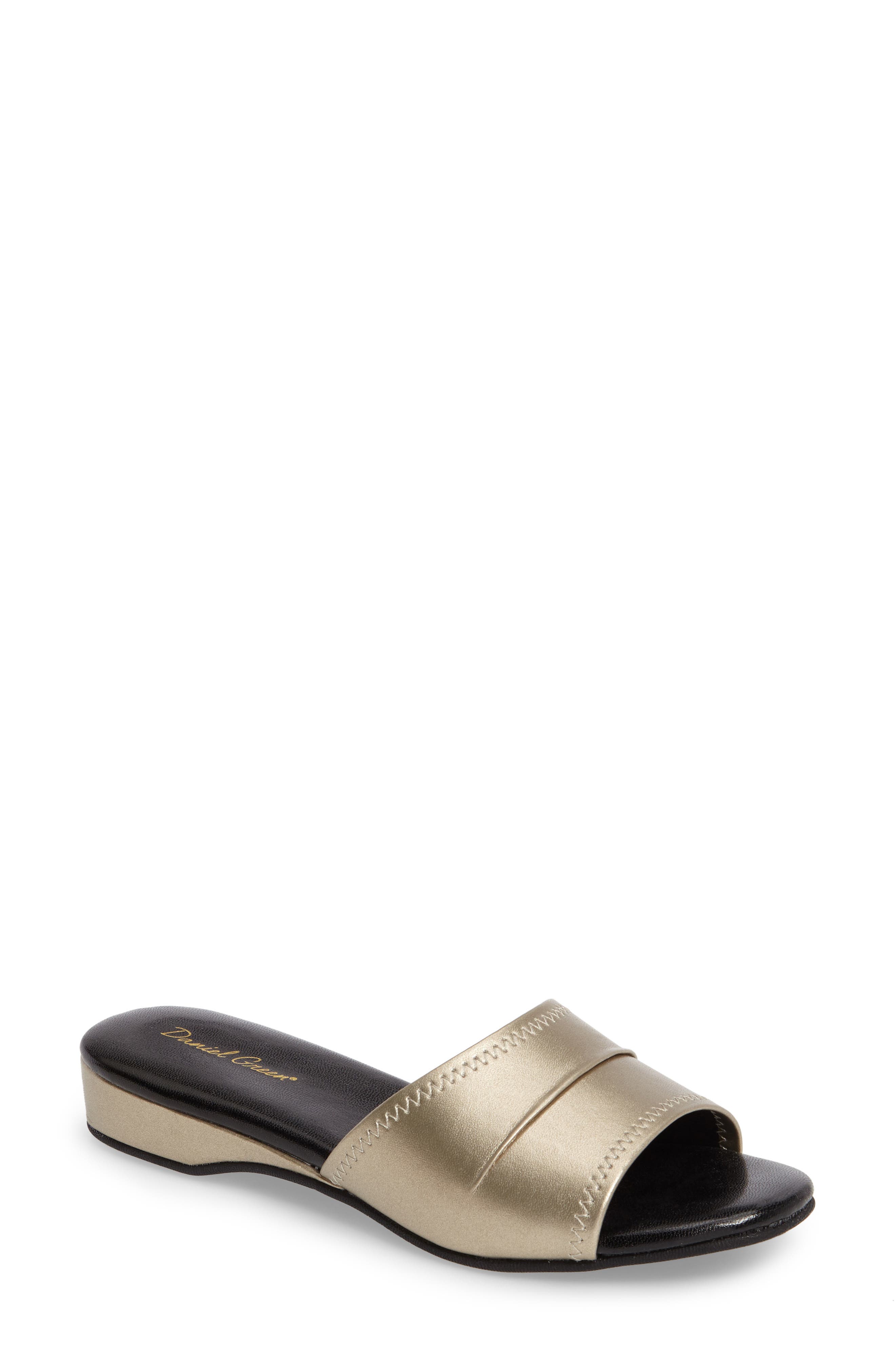 'Dormie' Slipper, Main, color, PEWTERDNU