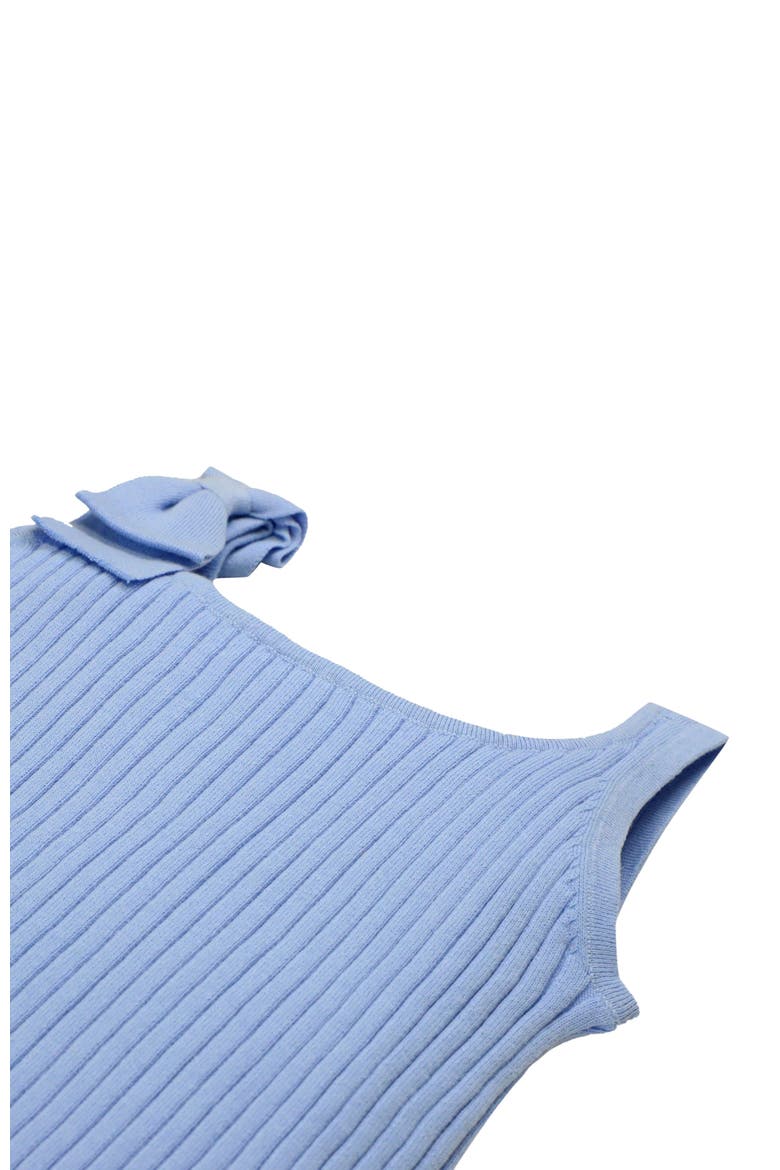 Girls' Bow Sweater Tank, Alternate, color, Cornflower Blue