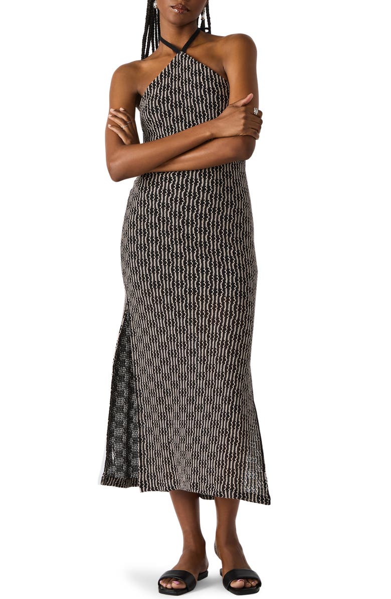 Steve Madden Tatum Halter Midi Dress, Main, color,