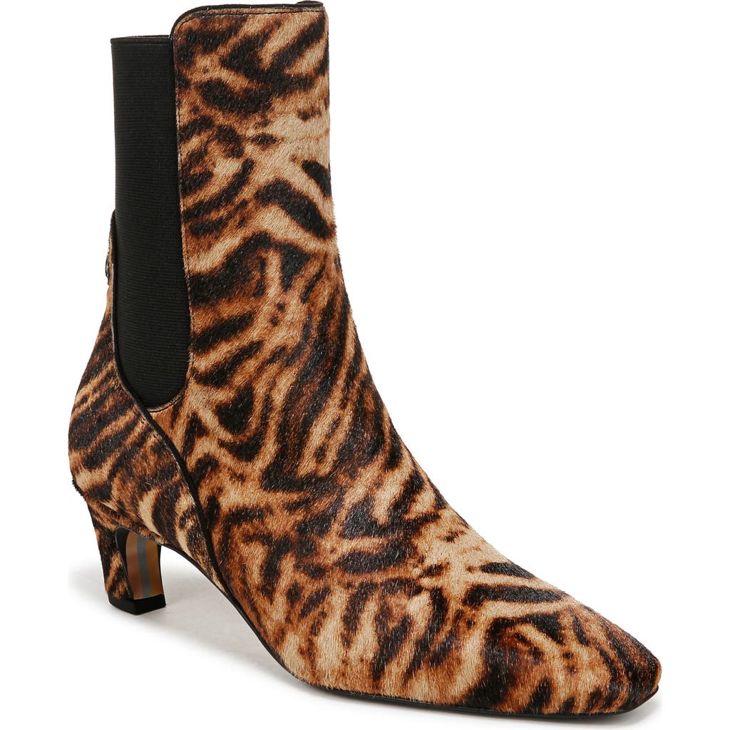 Sam Edelman Margo Genuine Calf Hair Bootie In Brown Multi Calf Hair