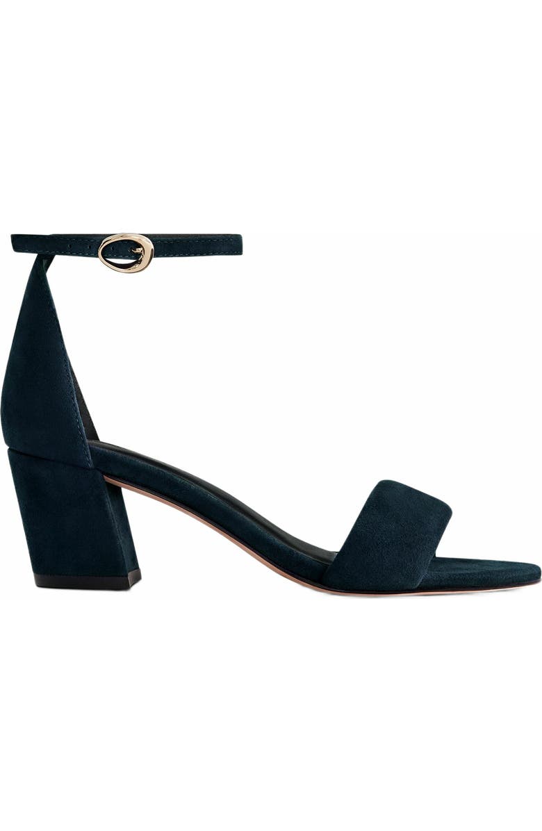 Bernardo Footwear Bowie Ankle Strap Heeled Sandal, Main, color, Dark Navy