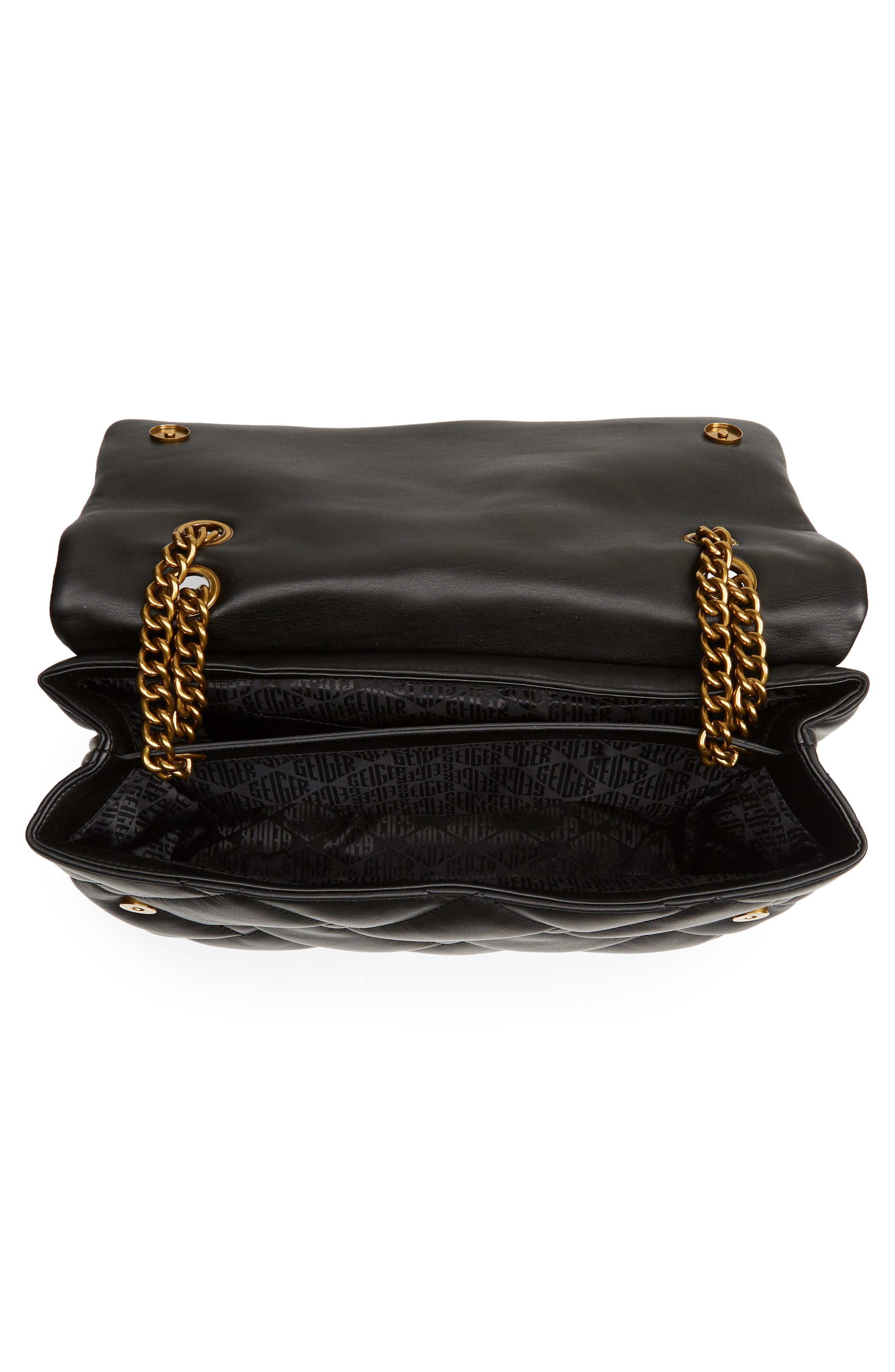 Kurt Geiger London XXL Kensington Soft Quilted Leather Shoulder Bag, Alternate, color, 