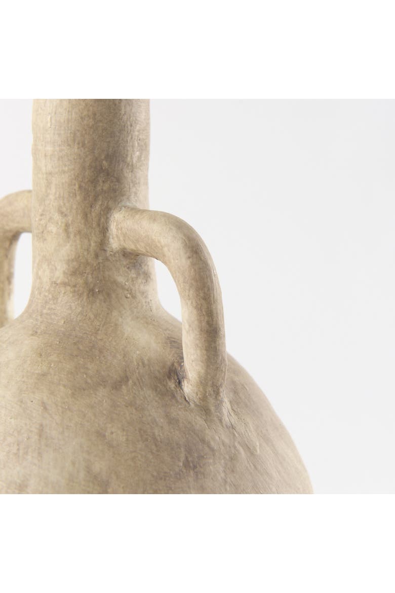 Zenni Ceramic Vase, Alternate, color, Beige